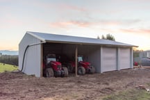Farm storage is safe and secure in an Alpine shed