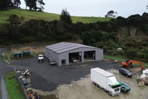 Trucks can be safely stored in a workshop shed