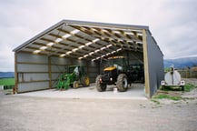 A large shed fit for extra large machinery