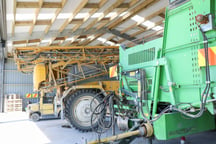 See how easily these large machines fit in an Alpine shed